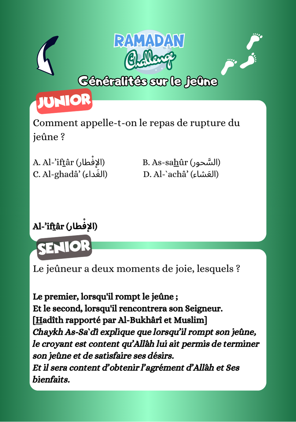 JEU ISLAM